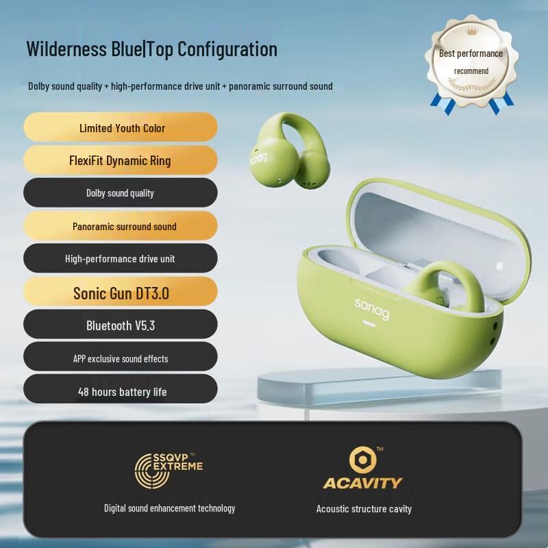 

SANAG Z36S Pro Max Clip-On Open-Ear Bluetooth Sports Earbuds