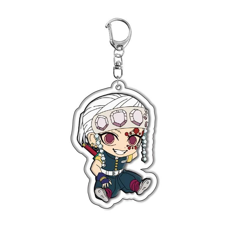 Demon Slayer Kimetsu no Yaiba Tanjiro Nezuko Acrylic Keychain Pendant Anime Merchandise Custom  Ready Stock