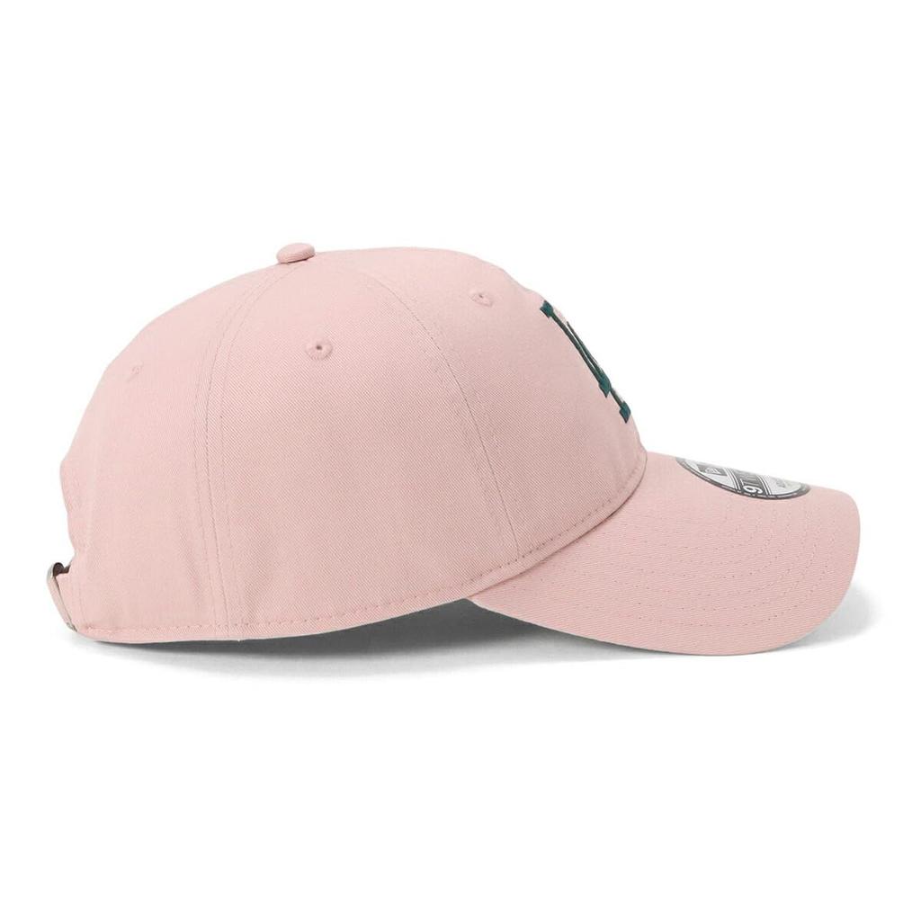 NEW ERA Cap 9Twenty Long Visor Mlb Los Angeles Dodgers Pink Rouge Green Non-Washed L/XL