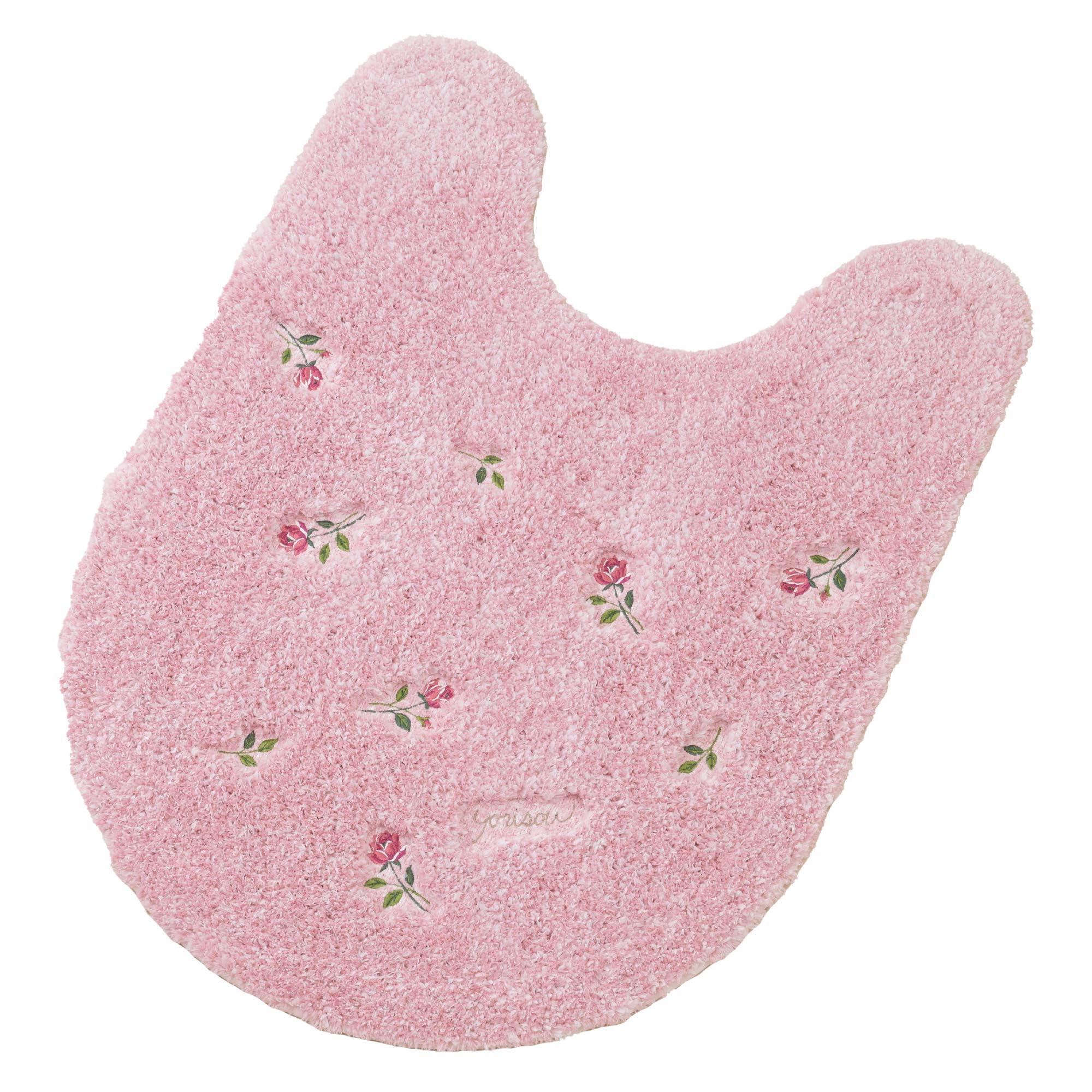 

Senko Sweet Rose Long Toilet Mat 80 x 60 Pink Floral Rose 10271 [SDS] (approx. cm), Pattern, Stylish, розовый