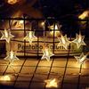 1.5m/3m/6m/10m LED Star String Lights Christmas Garland AA Battery Powered Wedding Party Curtain String Fairy Lamps For Home