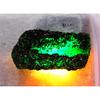 Emerald Green 124.9 Ct Natural Dyed Raw Uncut Rough Loose Gemstone CERTIFIED