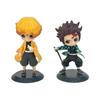 Demon Slayer Kamado Tanjirou Pvc Figurines With Anime Characters Display For