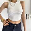 Colete Esportivo Verão Feminino Sem Mangas Emagrecedor: Gola Redonda, Caimento Justo, Modelagem do Busto e da Cintura.