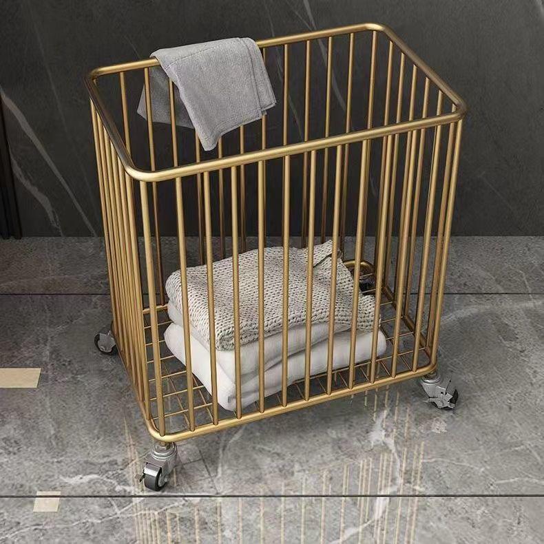 Новая скандинавская легкая роскошь золотая корзина для белья - Современная бытовая корзина для грязной одежды