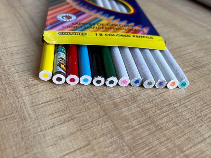 Oil-Based Colored Pencil Set for Kids - 12/18/24/36 Colors