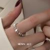 Ring Does Not Fade Niche Design Ins Opening Female High-end Sense Retro Cold Pearl Shell Versatile Irregular