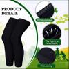 Full Leg Compression Non-Slip Knee Sleeve for Men & Women Polyester Spandex Material Basketball Cycling Leg Warmers for Running