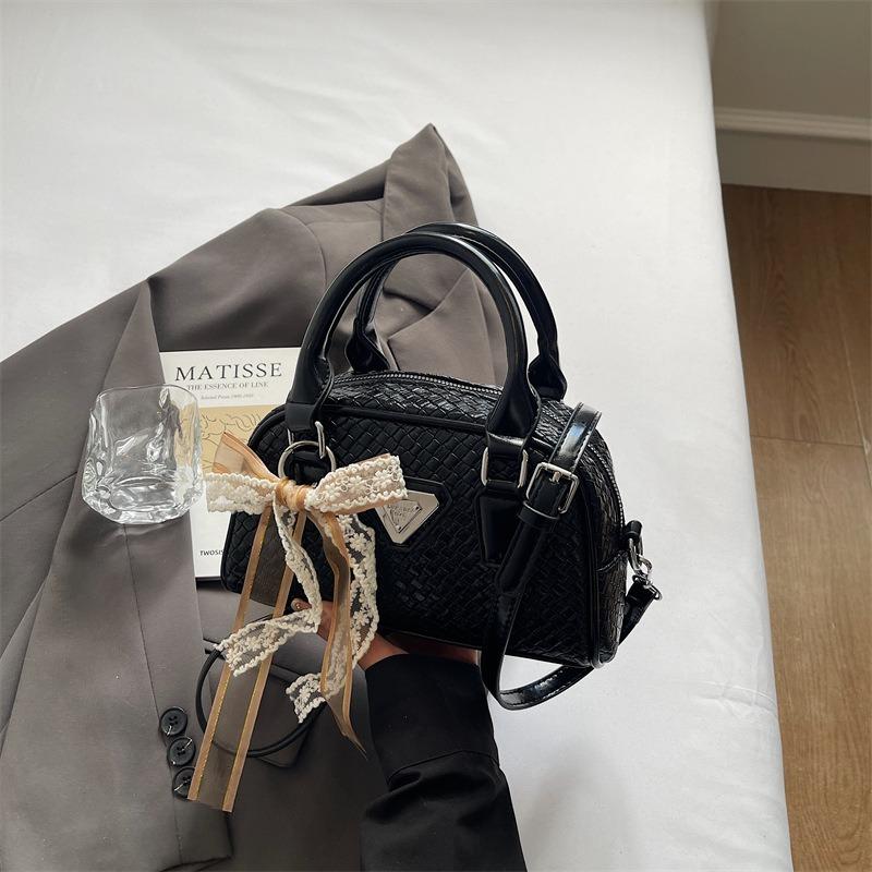 Strukturierte Litschi-Muster Handtasche Damen Neue trendige und modische Pendler-Umhängetasche Sommer Vielseitige Messenger Bag