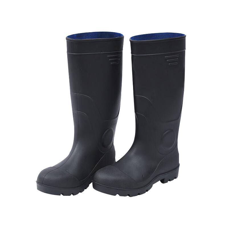 Xangli Herren Arbeits-Regenstiefel mit Stahlkappe und durchstichfester Sohle