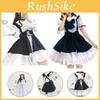 Beautiful Gothic Lolita Dress With Apron And Headdress Perfect For Cosplay Events