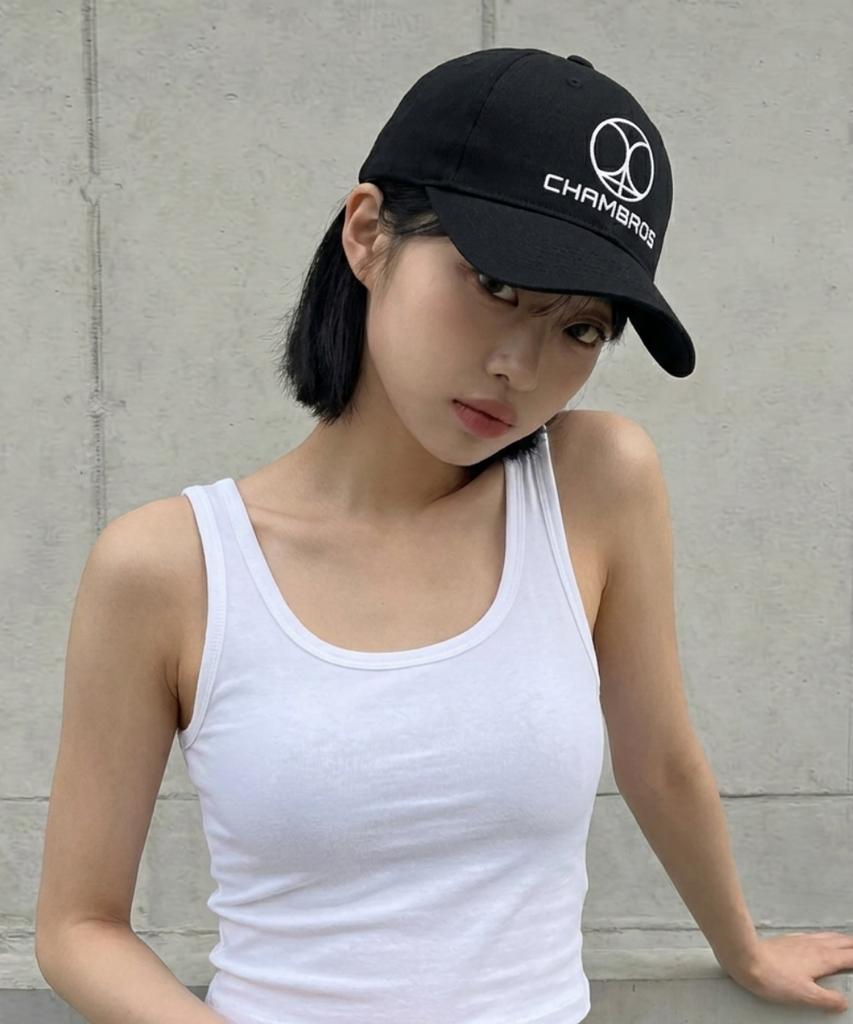 CHAMBROS Basic Logo Ball Cap [Black]