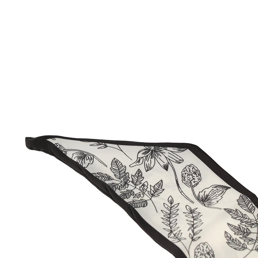 Headscarf Sweet Neck Scarf Hair Bands Satin Silk Scarf Flower Printed Scarf Women Hair Ribbon