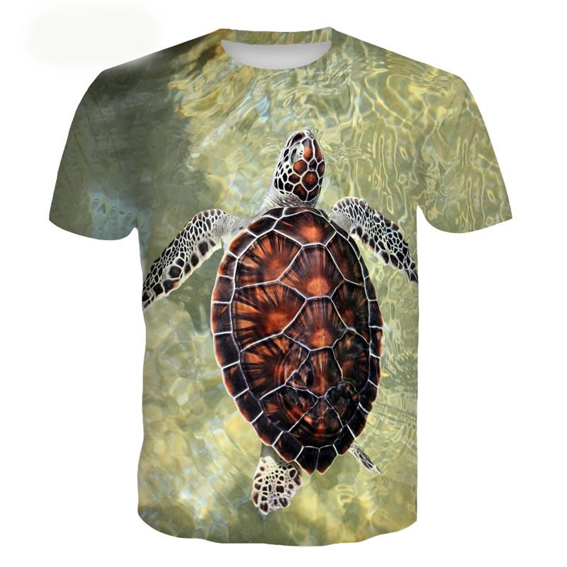 Men Marine Animals 3D Printed Tees Summer Casual Short Sleeves Kids T Shirts Women O-Neck Tops