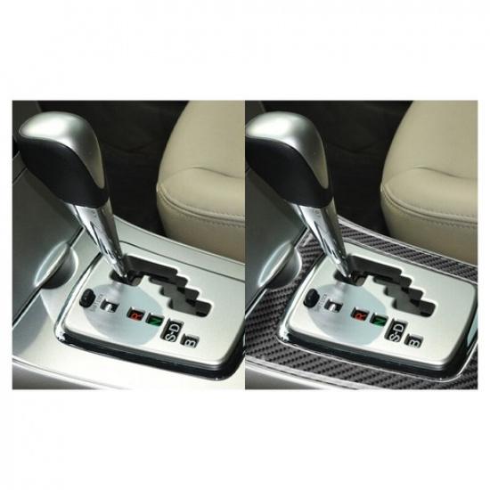 Soft Carbon Fiber Car Central Gear Shift Frame Cover For Toyota Corolla 06-12