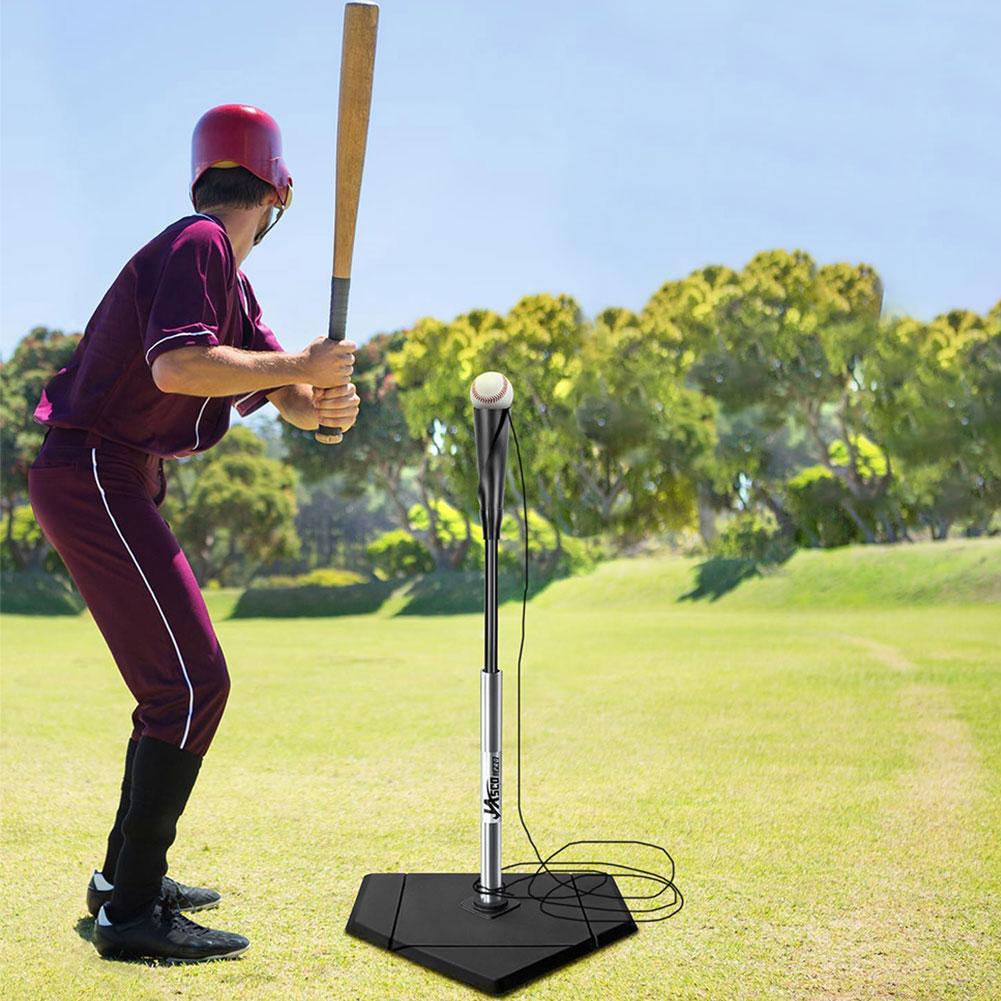 Hitting Practice Equipment with Elastic Rope Batting Swing Trainer Baseball & Softball Training Aid for Baseball & Softball