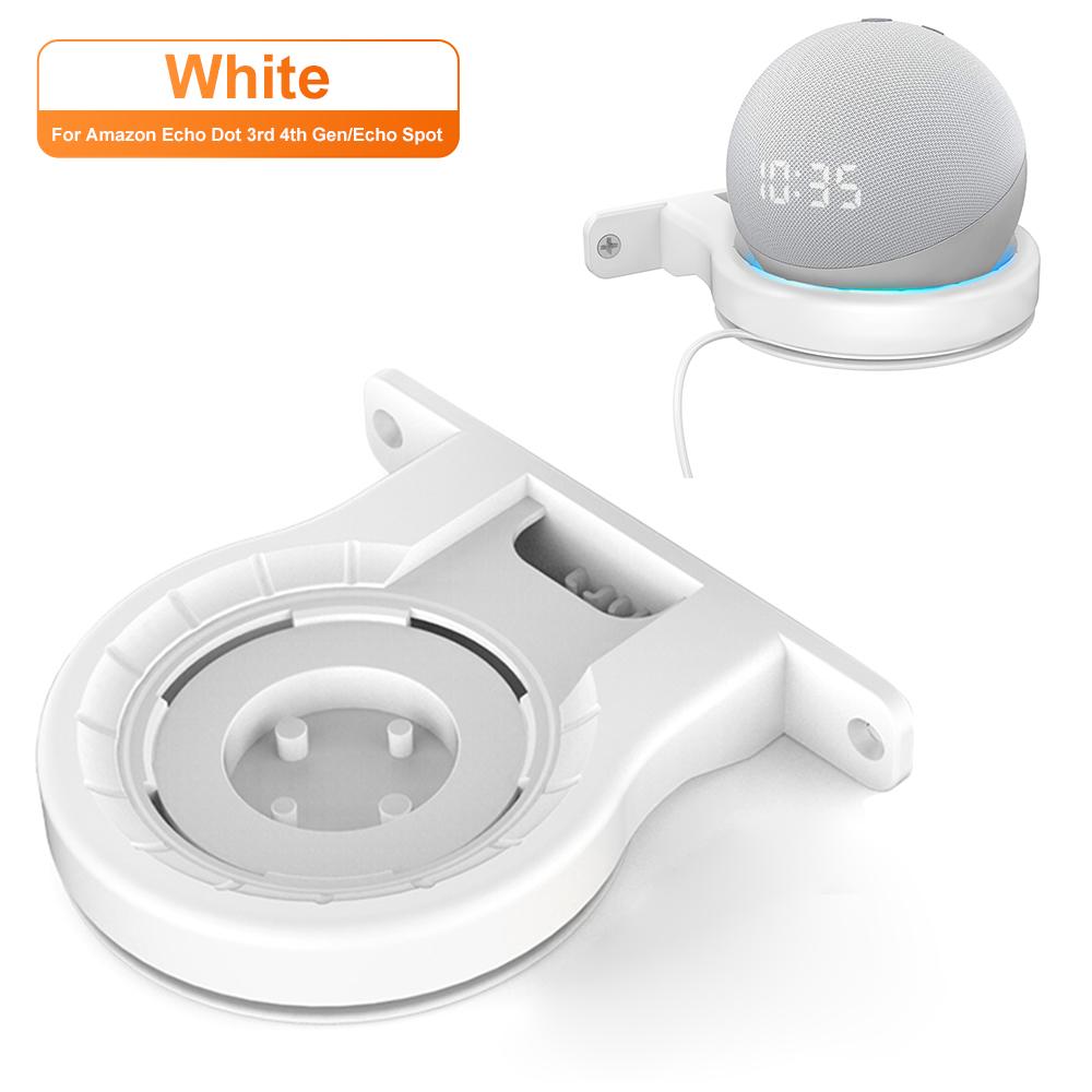 Echo Dot Wall Mount Holder For Amazon Alexa Echo Dot 4 5 3rd Generation Speaker Bracket Space Saving With Cord Management Stand