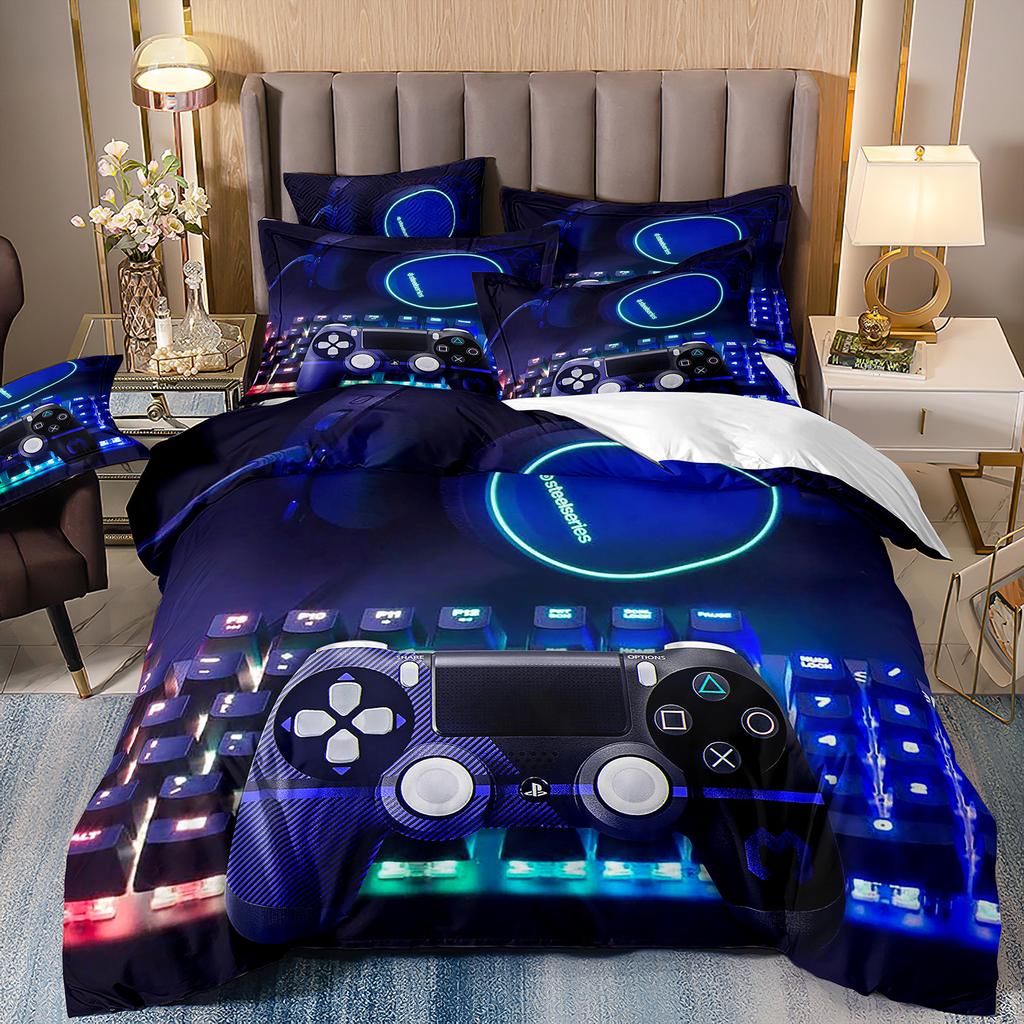 New Three-Piece Gamepad 3D Digital Printing Bedding Kit