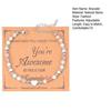 Women Bracelet Natural Stone Beads Adjustable Length Non-fading Bracelet Wear-Resistant Comfortable Accessories