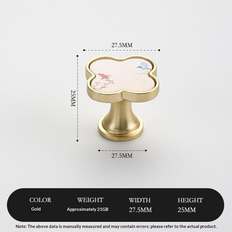 Cabinet Knobs Furniture Handles Chinese Painting Patterns Perfect For Kitchen Wardrobe Drawer Home Decoration