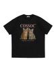 Koso Cat Together Short Sleeve T-Shirt (White)