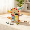 Wooden Race Track Car Ramp Multicolor Racer Colorful Toy with Mini Cars