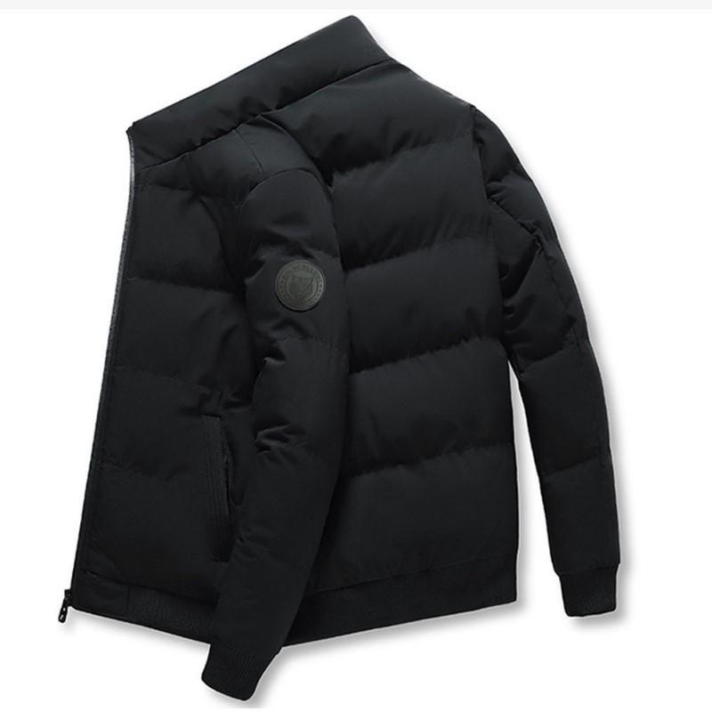 Men's Classic Winter Jacket with Stand Collar, Warm, Casual and Stylish