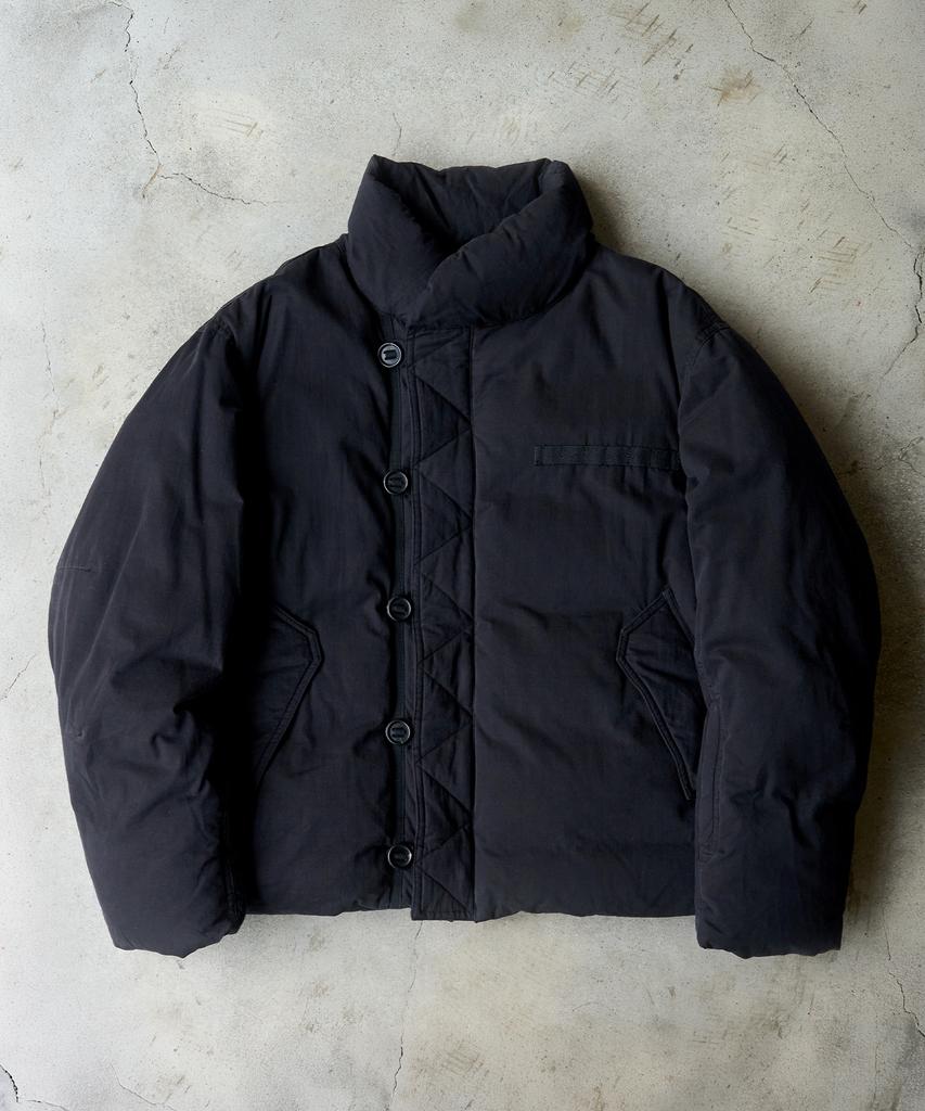 SLOWACID M-69 Garment Down Padded Jumper [Black]
