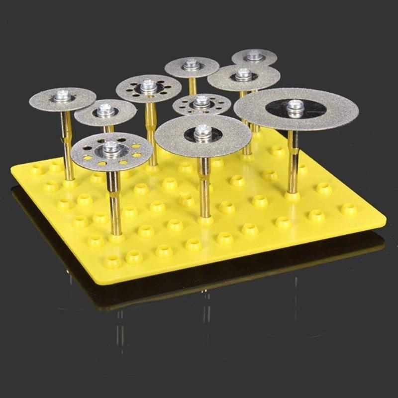 10PCS Shank Diameter Diamond Cutting Discs Cut-off Wheel Blades Set for Dremel Rotary Tool
