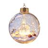 Unique Christmas Gift Ideas Glowing Ball Ornaments, 3D LED Lighted Acrylic Hanging Light-up Holiday Keepsakes Balls for Tree Mantel Window, Home Decor