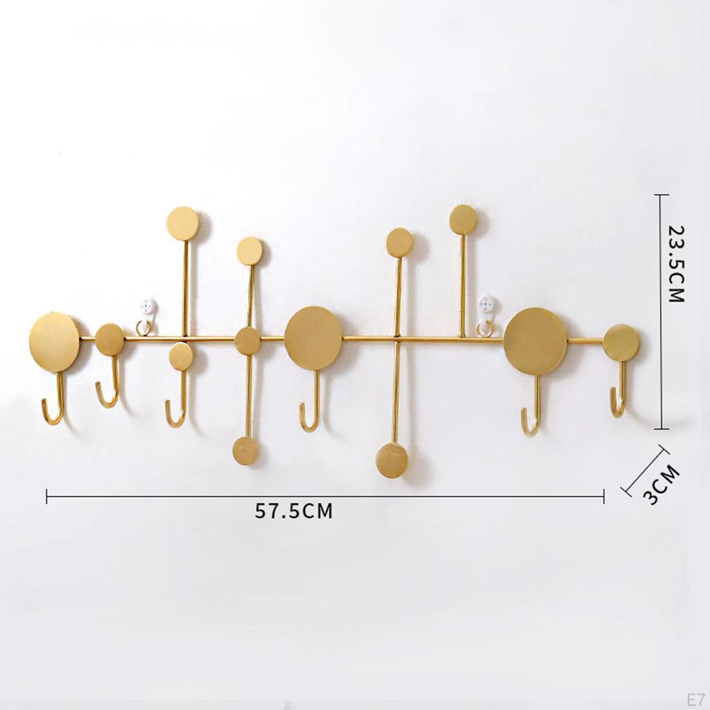 behind Door Hanger Wall Hook Multipurpose Portable Mounted Coat Rack, Key Rack for