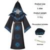 Costume Cosplay Veste da Mago Fantasy per Halloween e Spettacoli Teatrali in Materiale Poliestere