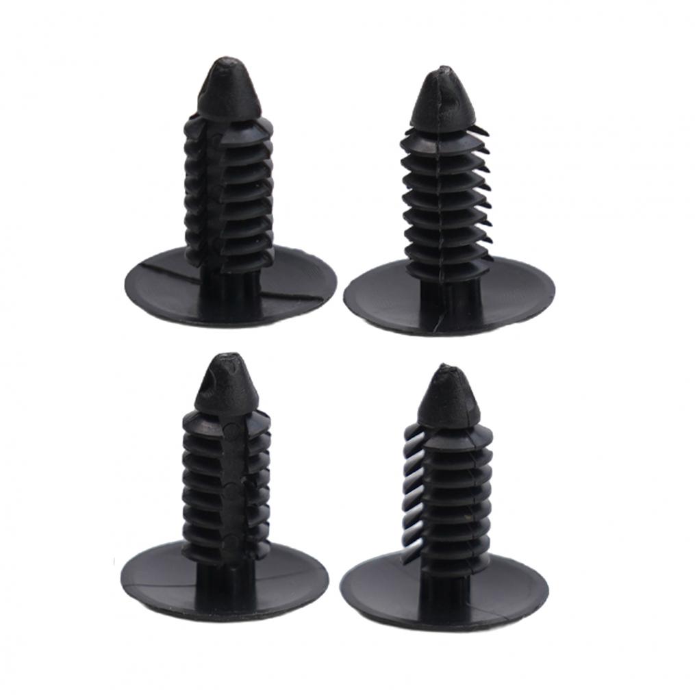 4PcS License Plate Plugs Front Bumper Plate Hole Covers Screw-On Bumper Clip NEW