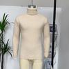 Men S Slim Fit High Neck Pullover Knit Sweater
