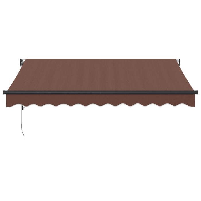 VidaXL Automatic Retractable Awning Brown 300x250 Cm, Awning, Door Awning, Garden Awning, Blind, Awning of 3310203