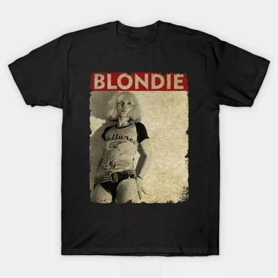 Blondie - RETRO Style T-Shirt Short Sleeve Printed T-Shirt Summer Casual Y2K Top Harajuku T-Shirt Hip Hop High Street Gothic