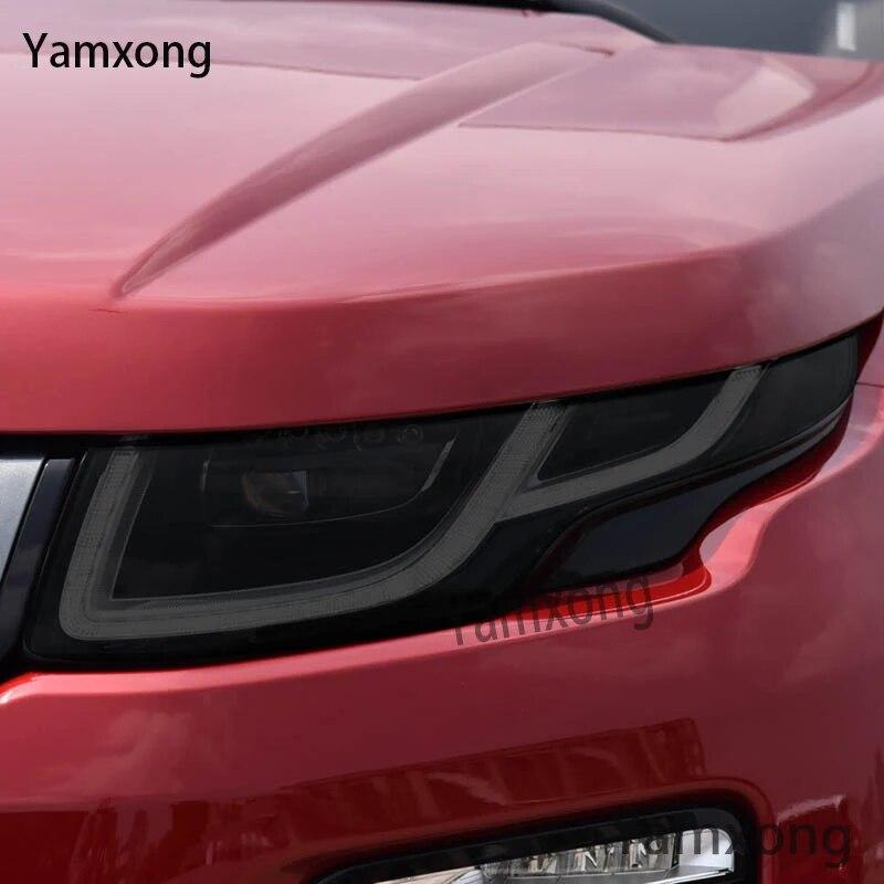 

Для Range Rover Evoque 2012-2018 защитная пленка для автомобильных фар, черная прозрачная, против царапин, авторемонт