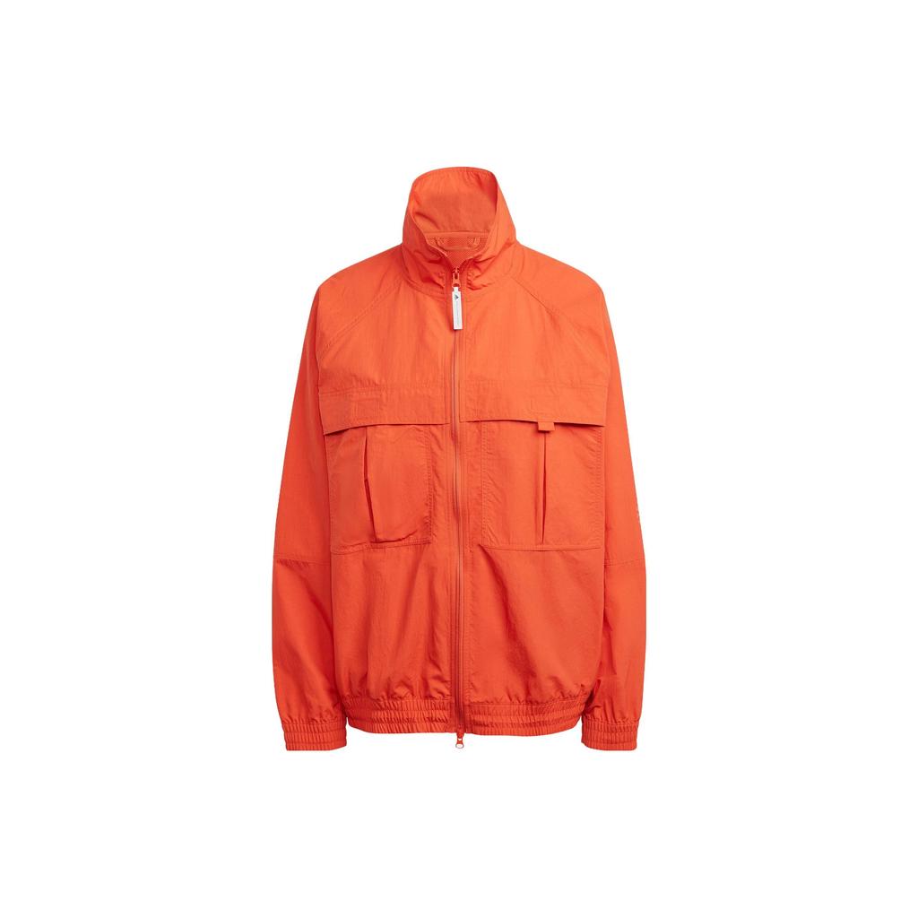 Adidas X Stella McCartney Solid Color Zip Collar Woven Jacket Women Jacket Bright-Chili-Red HS0035