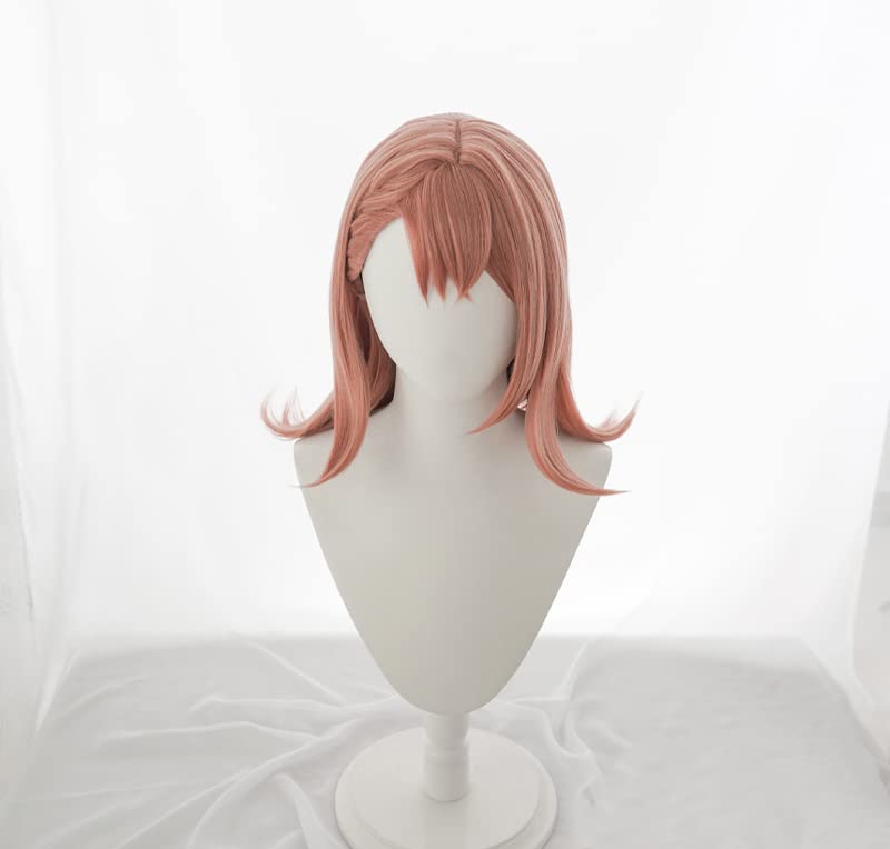 Cosplay Wig with Net, Minori Hanazato (Hanasato), Pink, Heat-Resistant, Perfect for Cosplay, Photoshoots, and Festivals
