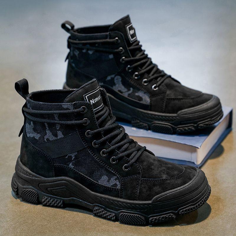 Camouflage as tactical army training boots security non-slip desert boots tooling Martin boots outdoor hiking men's shoes