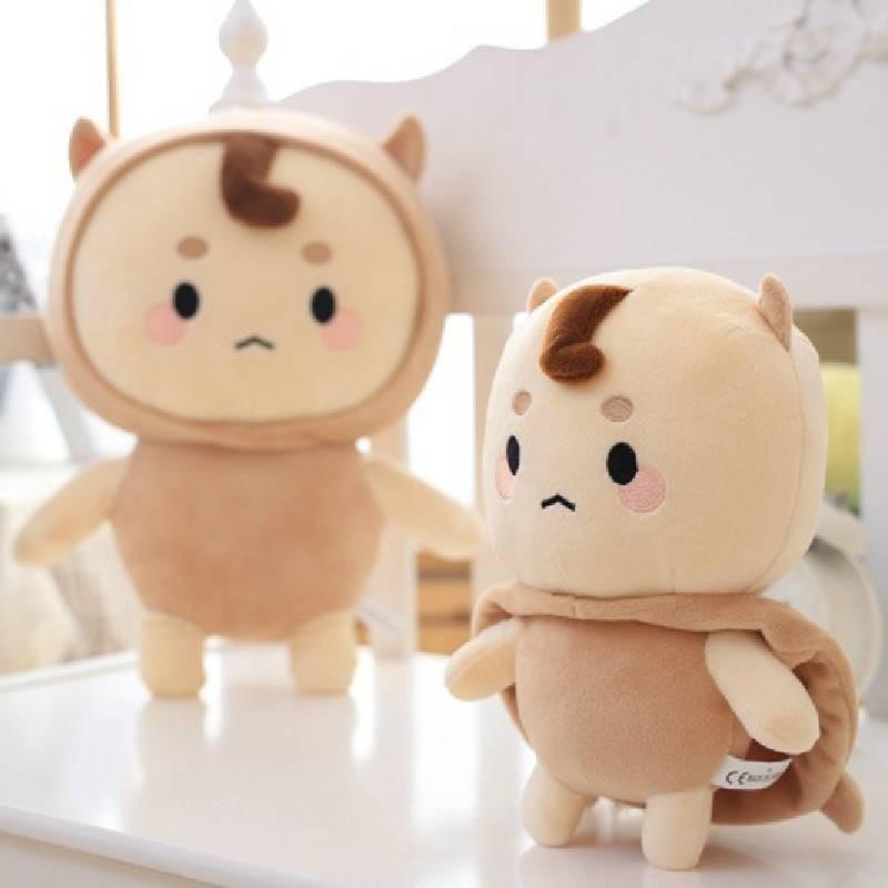 Adorable Buckwheat Boy Plush Doll Soft Toy Perfect For Kids Ages 7 To 14