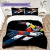 Grendizer Goldorak Pattern Bedding,Quilt Set Quilt Cover Pillowcase Home Birthday Gift(1 * duvet cover + 2 * pillowcase, without core)_lx