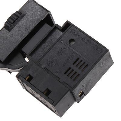 Tlačítkový spínač ovládání rychlosti elektrické vrtačky Fa2-6/1Bek Black 6A 250V