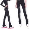 Durable Skating Pants Tights Figure Skinny Wind and Abrasion Resistant, Fits for 175cm