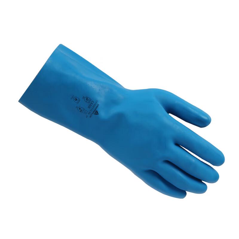 DELTAPLUS VE920 Natural Latex Chemical Resistant Gloves 8.5 синий