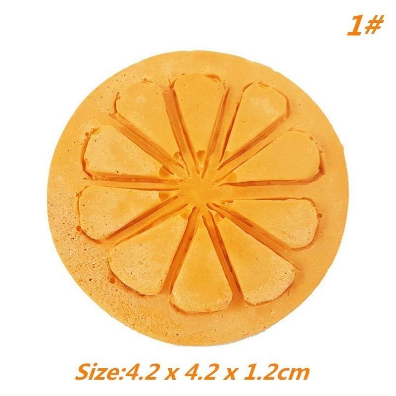 Small Pet Animal Mini Laa Calcium Corn/Cheese/Orange Shape Teeth Grinding Molar Stone Chew Toy for D