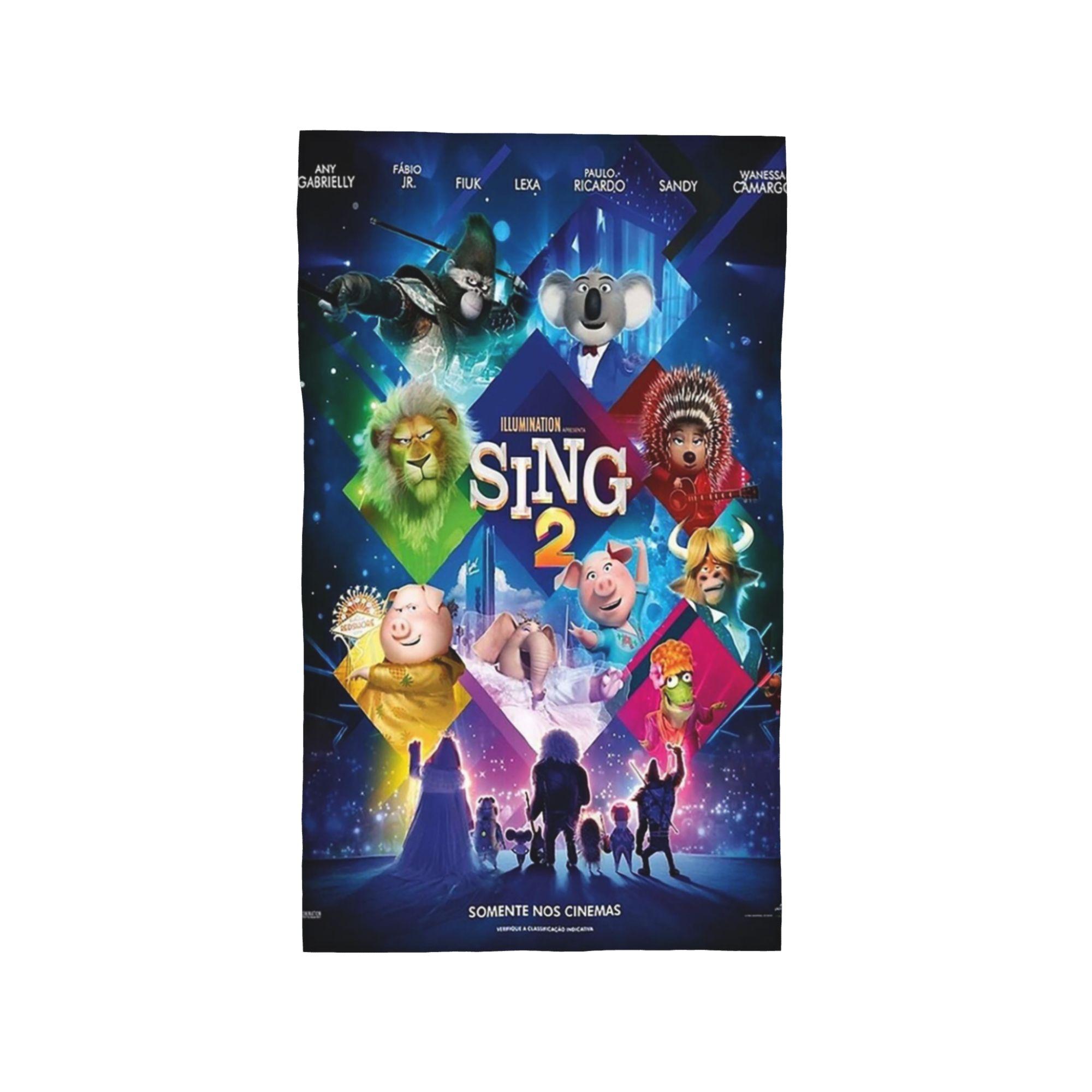 

Movie Sing 2 Soft Face Towel Quick Dry Pool Bath Cotton Towels Absorbent Quick W30*H60(CM)