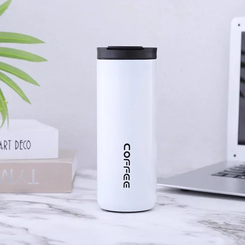 350ml/500ml Leak-Proof Travel Thermal Water Bottle, Thermos Mug, Coffee Mug, Double Stainless Steel 304 For Gifts