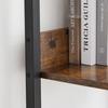 VASAGLE Ladder Shelf, 4-Tier Home Office Bookshelf, Freestanding Storage Shelves, for Living Room Bedroom Kitchen, Steel Frame, Easy to Assemble