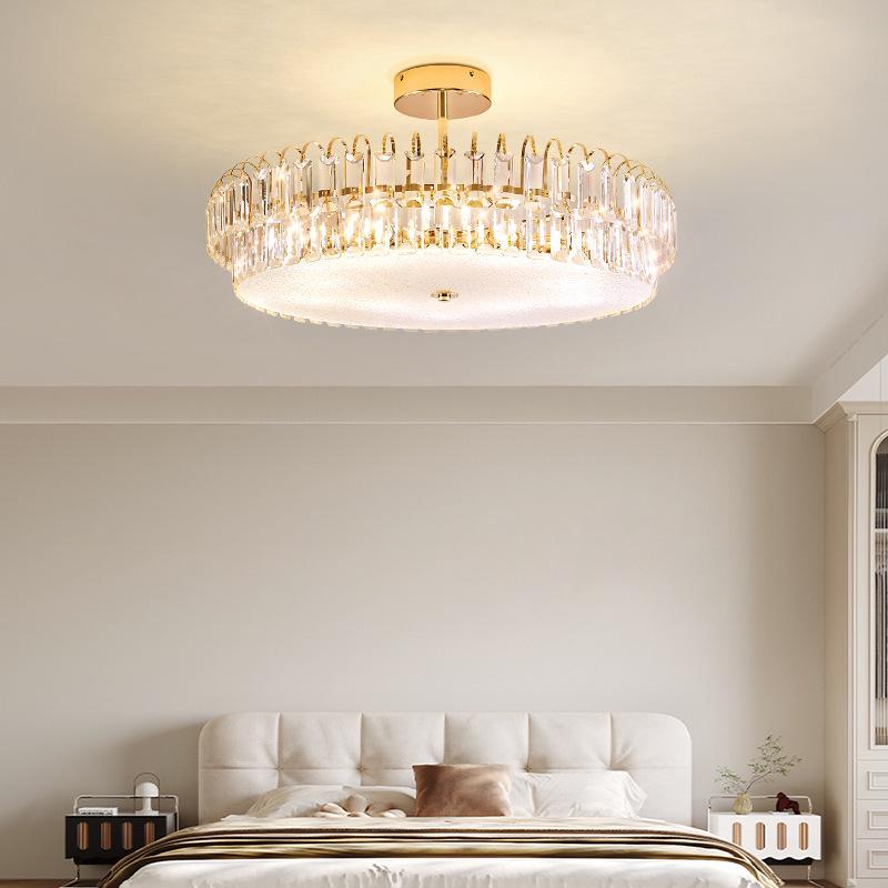Acrylic Cloud Mist Ceiling Light: Modern, Luxurious Designer Crystal Lamp for Master Bedroom and Living Room